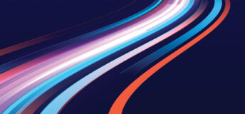 Operational Excellence Curving lines of light like the trails of cars