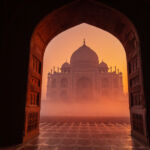 Taj Mahal at Sunrise, India