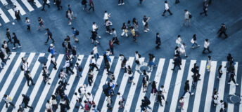 Japan pedestrian crossing