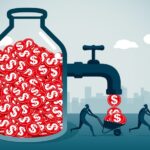 Distribution and liquidity strains supercharge secondaries: Story of the Year dollars in a class jar coming out of a tap