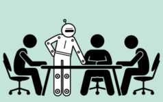 Secondaries Special 2023 Artificial intelligence robot at the boardroom table theme image